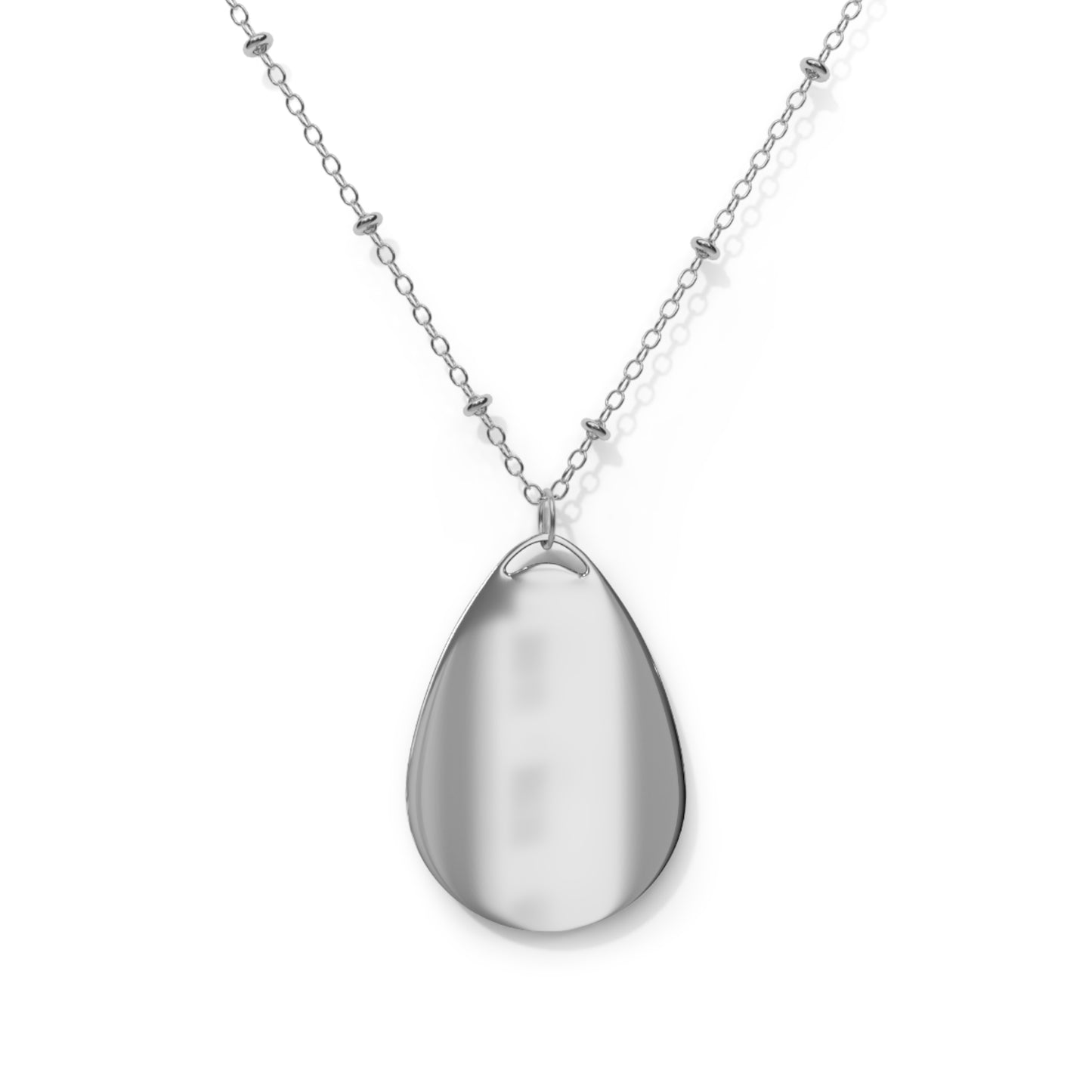 Faith-Inspired Oval Necklace with Cross Pendant - Perfect for Daily Wear and Special Occasions