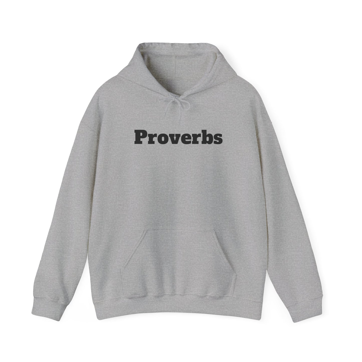 Inspirational Proverbs Hoodie | Faith Quotes Unisex Sweatshirt