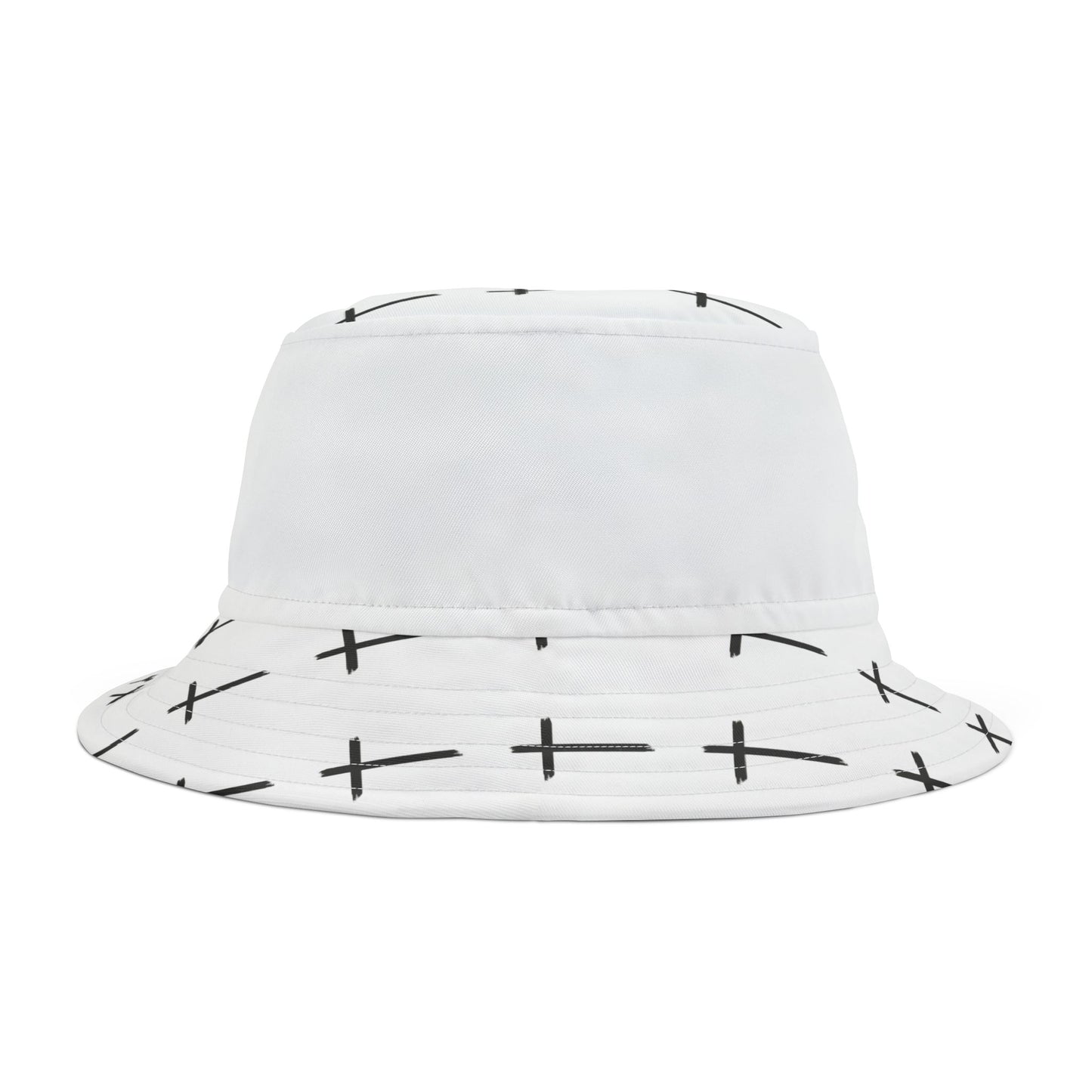 Stylish White Bucket Hat - Versatile Summer Accessory for Outdoor Fun