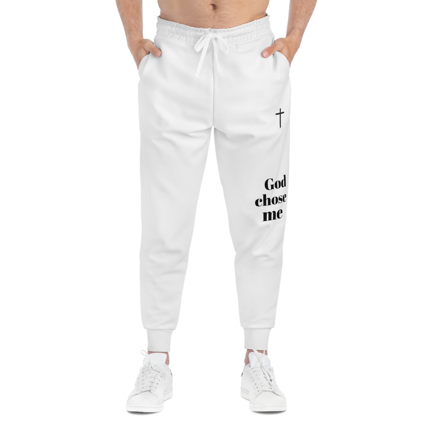 Stylish Cross Graphic Athletic Joggers for Comfort and Style