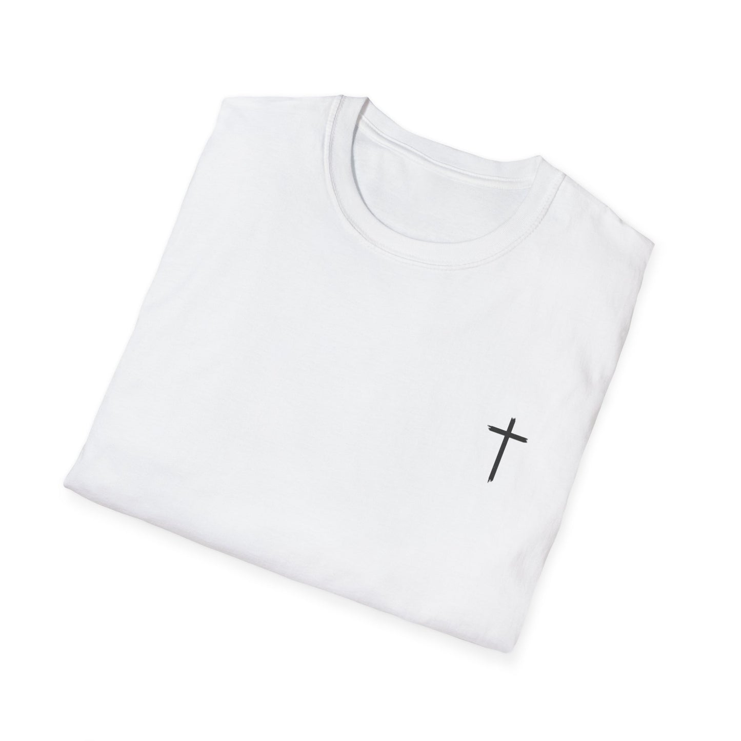 Faith-Inspired Unisex Softstyle T-Shirt - 'Fear the Lord' with Cross Design