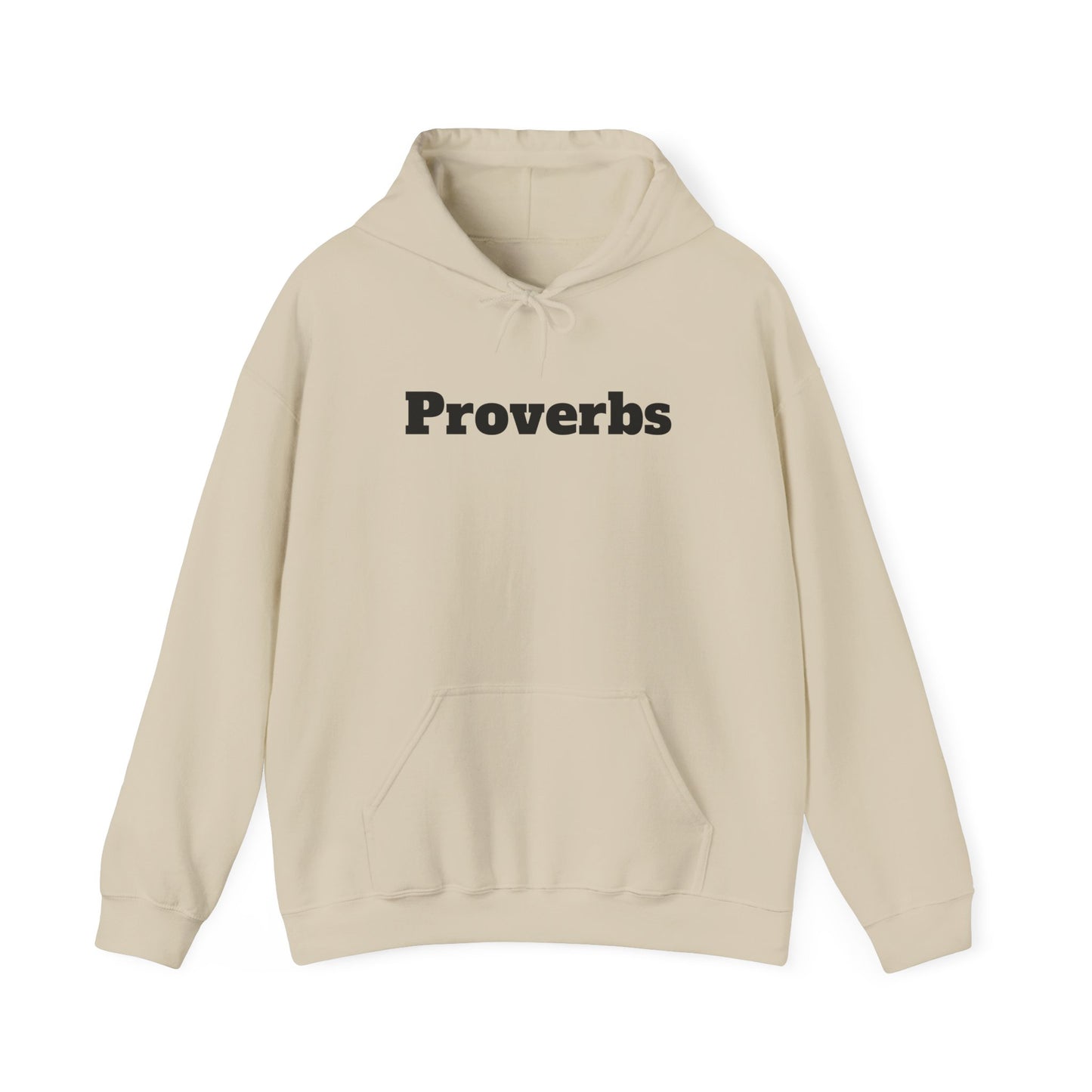 Inspirational Proverbs Hoodie | Faith Quotes Unisex Sweatshirt