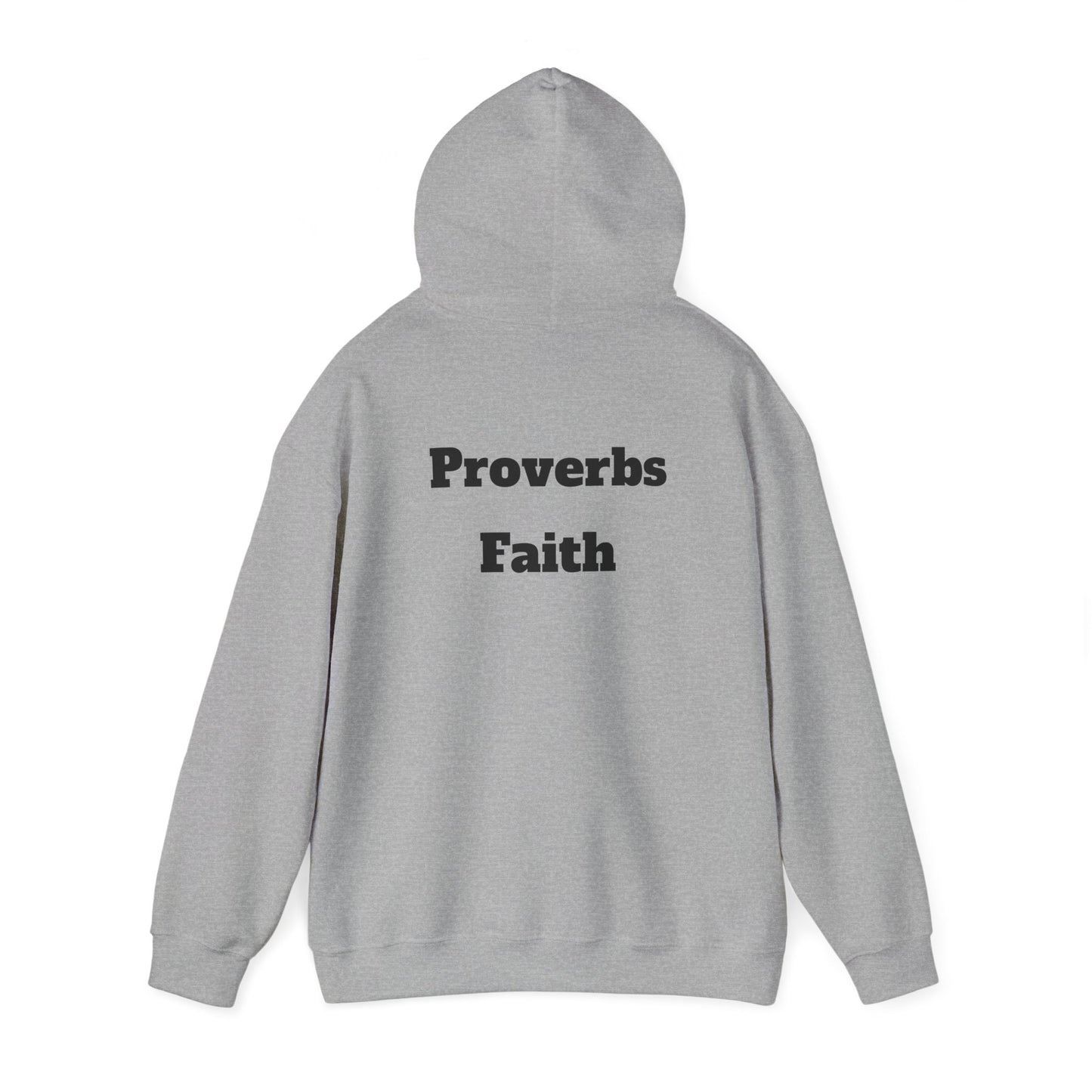 Inspirational Proverbs Hoodie | Faith Quotes Unisex Sweatshirt