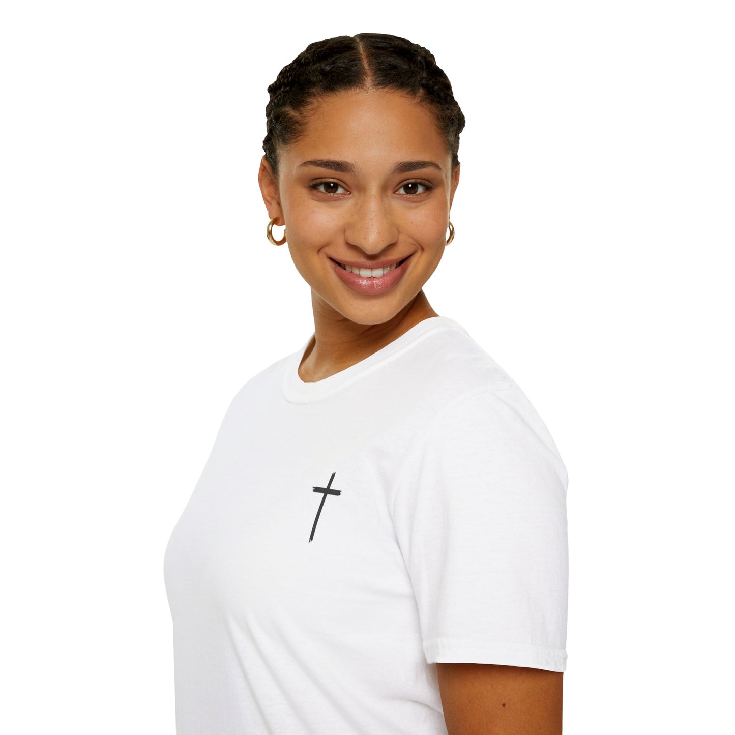 Faith-Inspired Unisex Softstyle T-Shirt - 'Jesus Loves You' Design