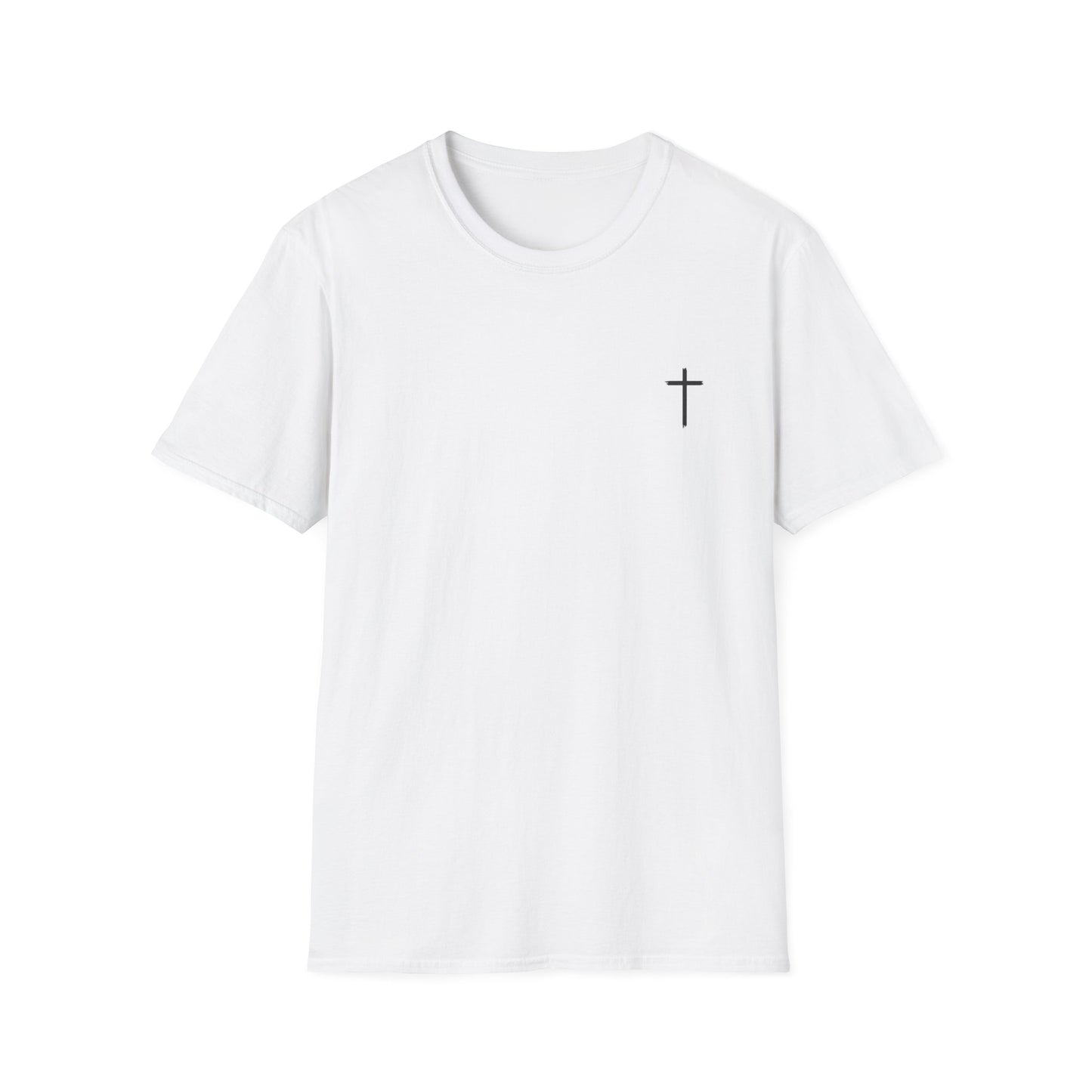 Faith-Inspired Unisex Softstyle T-Shirt - 'Fear the Lord' with Cross Design