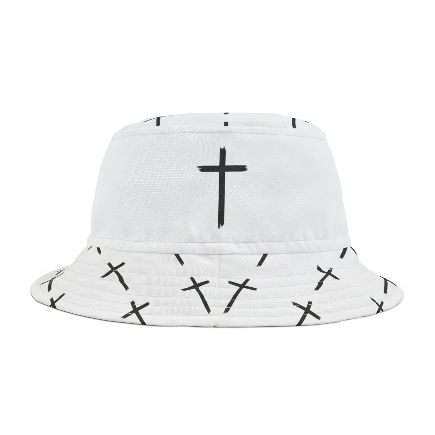 Stylish White Bucket Hat - Versatile Summer Accessory for Outdoor Fun